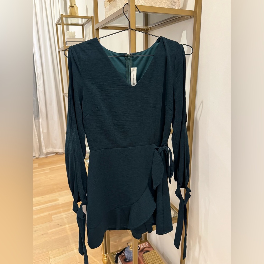 Forest green romper